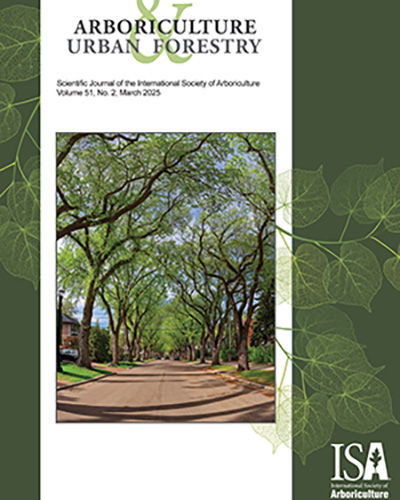 March 2025 Issue of Arboriculture & Urban Forestry Now Online!