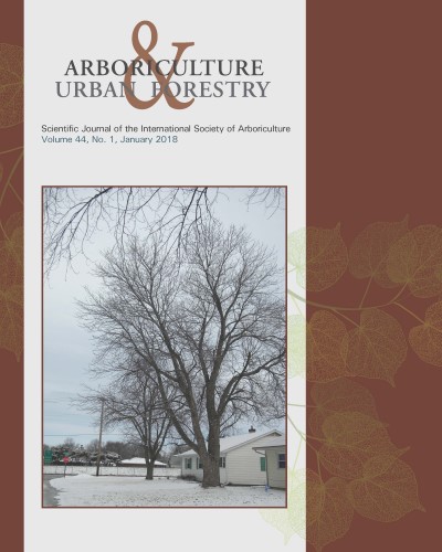 January Issue of Arboriculture & Urban Forestry Now Online